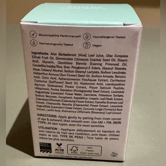 Odacité Intense Repair Eye Cream - Picture 3 of 4